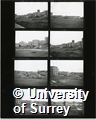 Contact sheets of photographs showing the construction of Twyford Court at the University of Surrey Stag Hill Campus