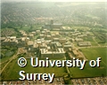 Aerial photographs of the University of Surrey Stag Hill Campus